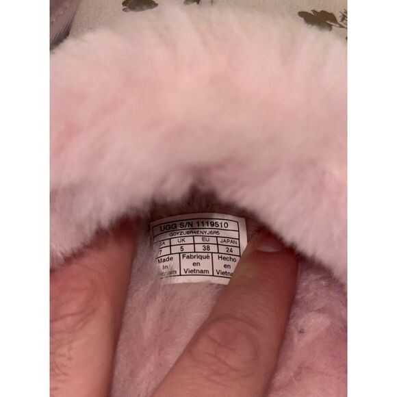 UGG Women's Scuffette II Floral Foil - Size 7 - Picture 6 of 8